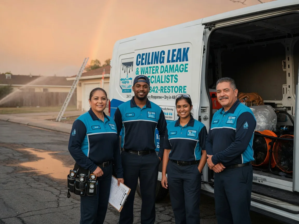 Ceiling Leak Cleanup company in Henriette, MN